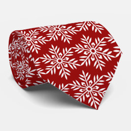 冬の雪片のネクタイ ネクタイ