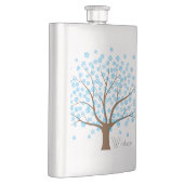 冬の雪片の木 フラスク (右)