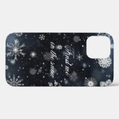 冬の雪片ケース – メイトiPhoneケース Case-Mate iPhoneケース (裏面 (横))
