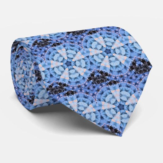 冬の雪片タイ ネクタイ (ロール)