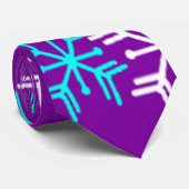 冬の雪片ネックタイ ネクタイ (ロール)