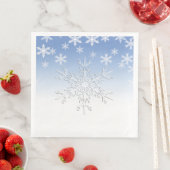 冬の雪片ブルー (インサイチュ)