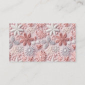 冬の雪片ベビーシャワーおむつラッフルチケット エンクロージャーカード (裏面)