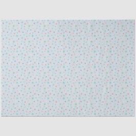 冬の雪片数々のカラーレトロインスパイア 薄葉紙