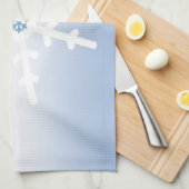 冬の雪片 キッチンタオル (四つ折り)