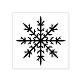 冬の雪片 ラバースタンプ (インプリント)