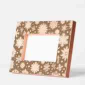 冬の雪片 レーザー彫刻フレーム (左)