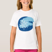 冬の雪片 Tシャツ (正面)