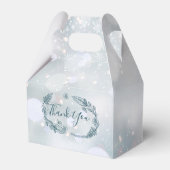 冬の雪素朴片の結婚フローラ フェイバーボックス (裏面サイド)