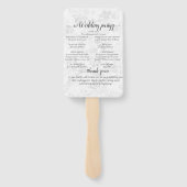 冬の雪結婚片 ハンドファン (裏面)