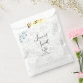 冬の雪結婚片 フェイバーバッグ (封をした状態)