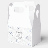 冬の雪結婚片 フェイバーボックス (オープン)