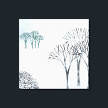 冬の雪絵画景 キャンバスプリント<br><div class="desc">木々と乾いた石垣を持つ雪の多い冬の風景。ブラル！オリジナルアートby Nic Squirrell.</div>