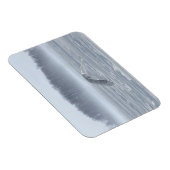 冬の雪飛んでいるフクロウ マグネット (右側)