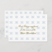 冬の雪 (正面/裏面)