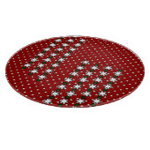 冬の雪 カッティングボード (角)