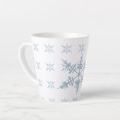 冬の雪 カフェラテマグ (左アングル)