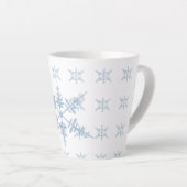 冬の雪 カフェラテマグ (右アングル)