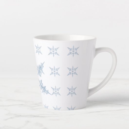 冬の雪 カフェラテマグ (右)