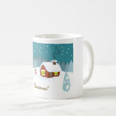 冬の雪 コーヒーマグカップ (正面右)
