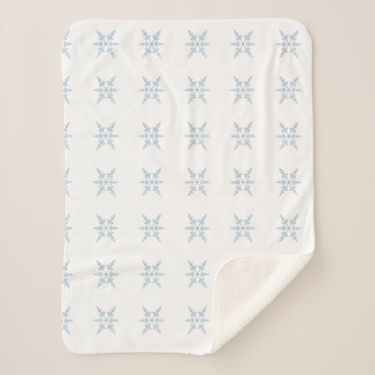 冬の雪 シェルパブランケット (正面)