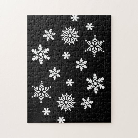 冬の雪 ジグソーパズル (縦)
