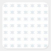 冬の雪 スクエアシール (正面)