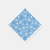 冬の雪 スタンダードカクテルナプキン (角)