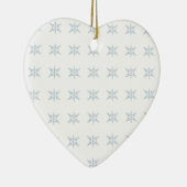冬の雪 セラミックオーナメント (右)