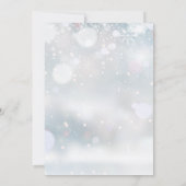 冬の雪 セーブザデート (裏面)