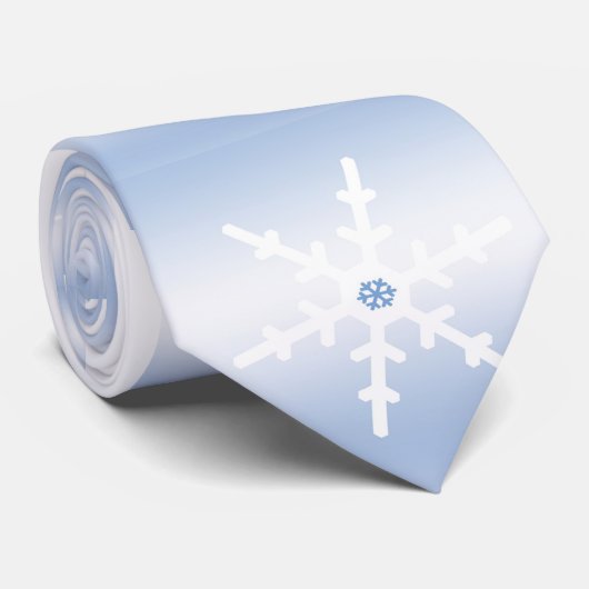 冬の雪 ネクタイ (ロール)