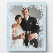 冬の雪 フォトプラーク (正面)