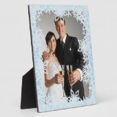 冬の雪 フォトプラーク (側面)