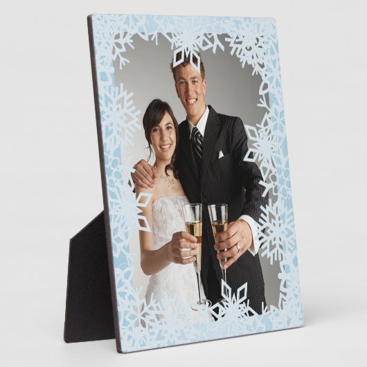 冬の雪 フォトプラーク (側面)