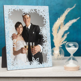 冬の雪 フォトプラーク