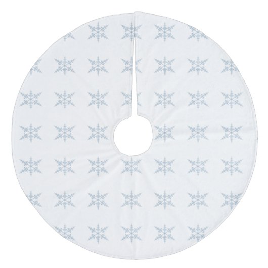 冬の雪 フリース ツリースカート (正面)