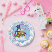 冬の雪 ペーパープレート (パーティー)