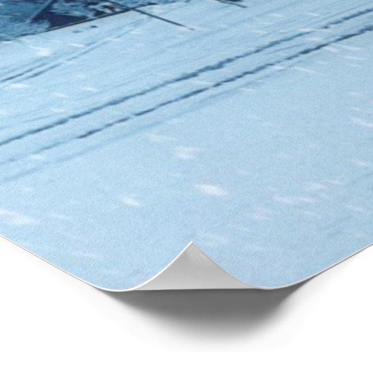 冬の雪 ポスター (角)