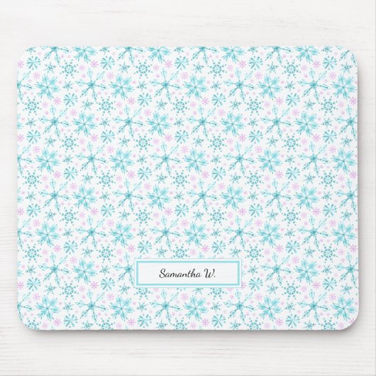 冬の雪 マウスパッド (正面)