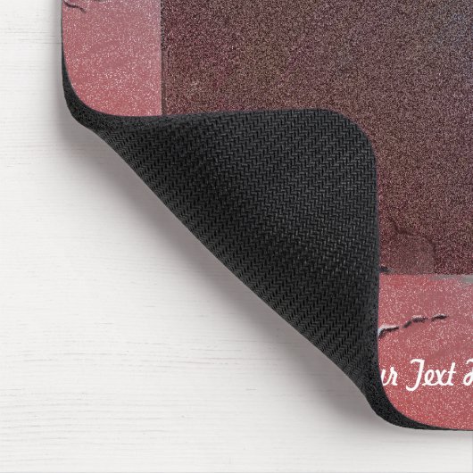 冬の雪 マウスパッド (コーナー)