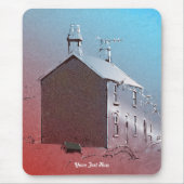 冬の雪 マウスパッド (正面)