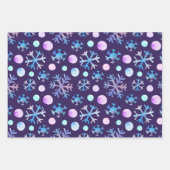 冬の雪 ラッピングペーパーシート (正面2)