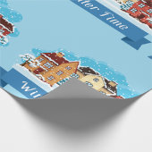 冬の雪 ラッピングペーパー