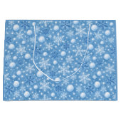 冬の雪 ラージペーパーバッグ (正面)