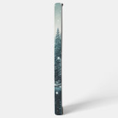 冬の雪、山の湖 SAMSUNG GALAXYケース (左側面)