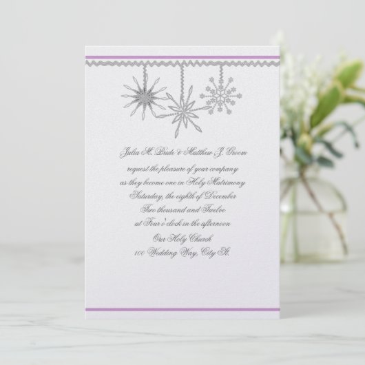 冬の雪 招待状 (スタンド正面)