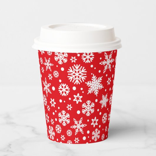 冬の雪 紙コップ (左)