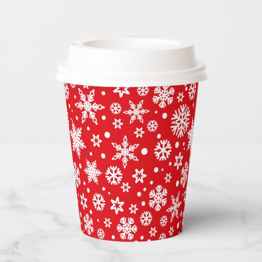 冬の雪 紙コップ (裏面)