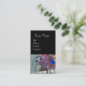 冬の雪/美しいファッション衣装デザイナー 名刺 (スタンド正面)