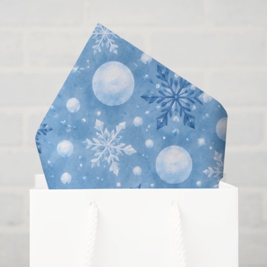 冬の雪 薄葉紙 (ギフトバッグ)